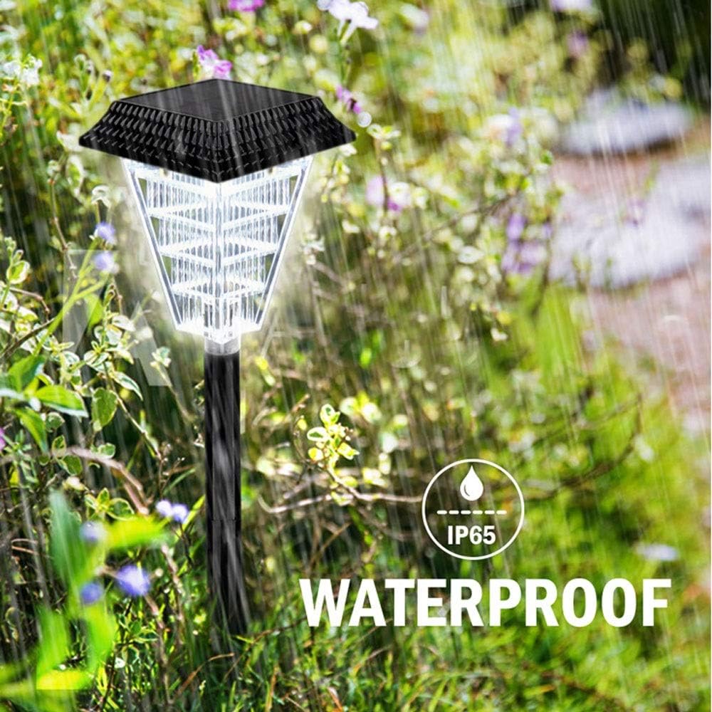 Avelena | Solar LED Wegleuchten mit Kristalllicht-Effekt – Wasserdichte Außenbeleuchtung für Garten und Einfahrt