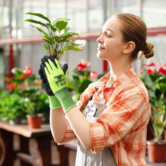 Avelena | Arbeitshandschuhe mit Wunder-Grip – Rutschfeste Handschuhe für Gartenarbeit und Handwerk