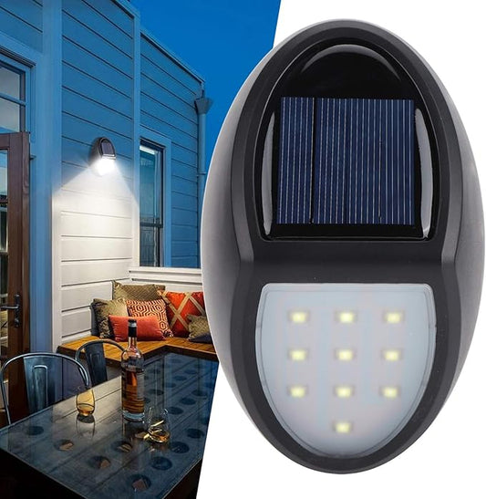 Avelena | Solar LED Wandlampe für außen – wetterfest, energiesparend und mit Bewegungsmelder