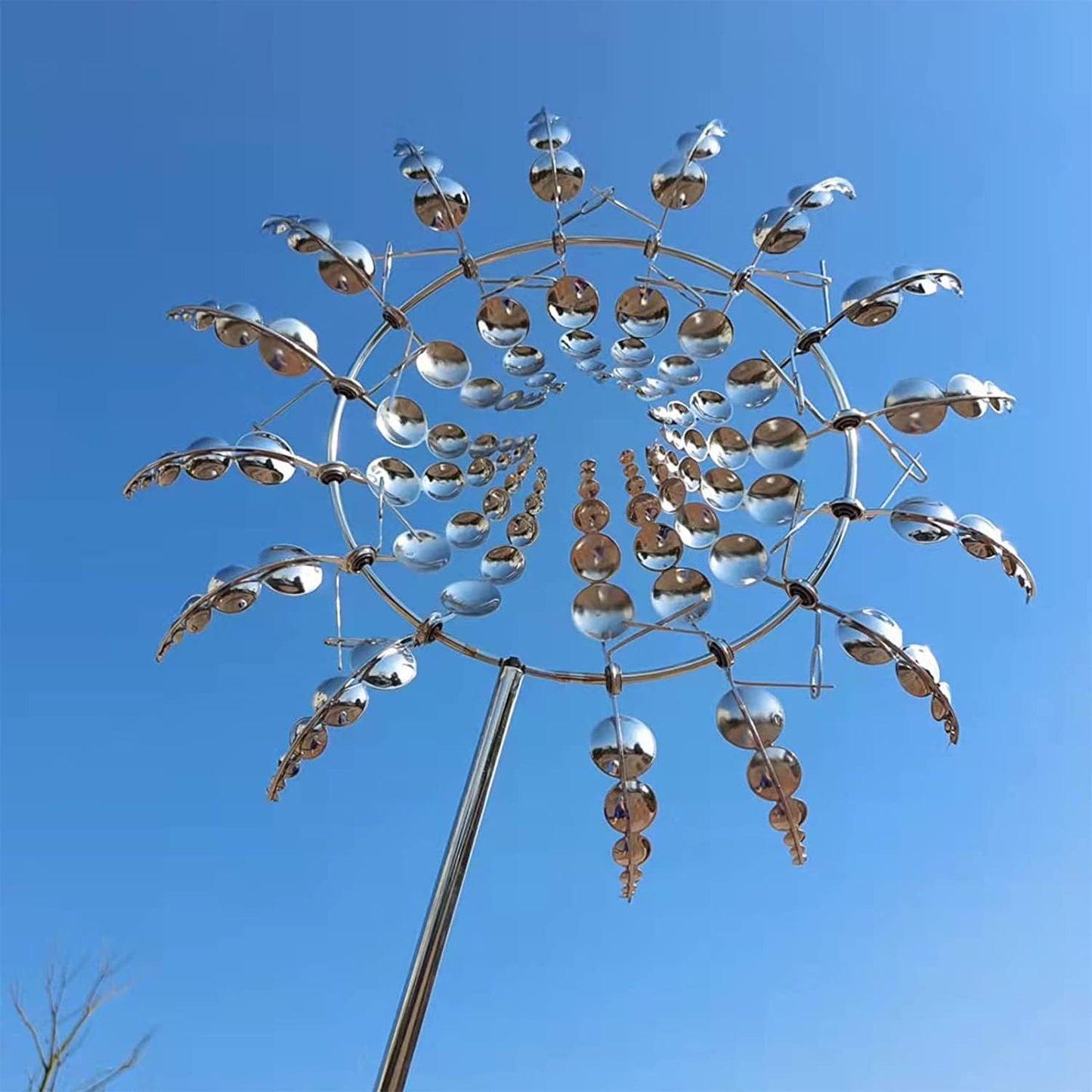 Avelena | Anti-Rost kinetische Metall Windspiel Windmühle für Außen Gartendekoration & Landschaftsgestaltung