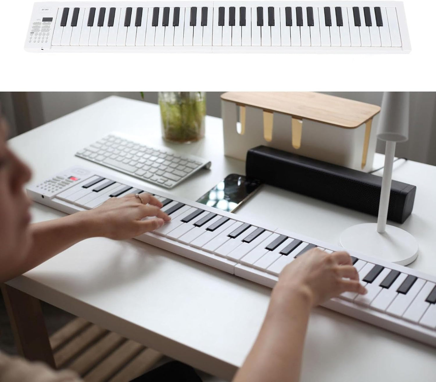 Avelena | 61-Tasten Faltbares Digitalpiano mit Aufnahme und Wiedergabe – Meliora