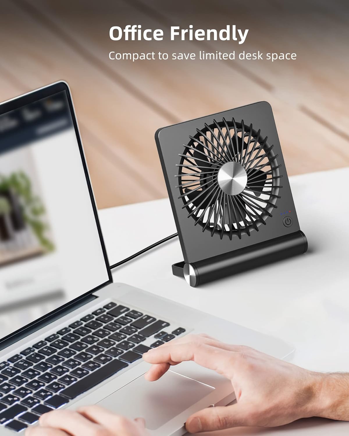 Avelena | Starker Wind Ultraleiser Kleiner Tischventilator