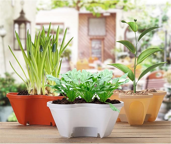 Avelena | Stapelbarer Pflanzenturm für Kräuter und Gemüse – Vertikale Gartenpflanzkübel für Innen und Außen