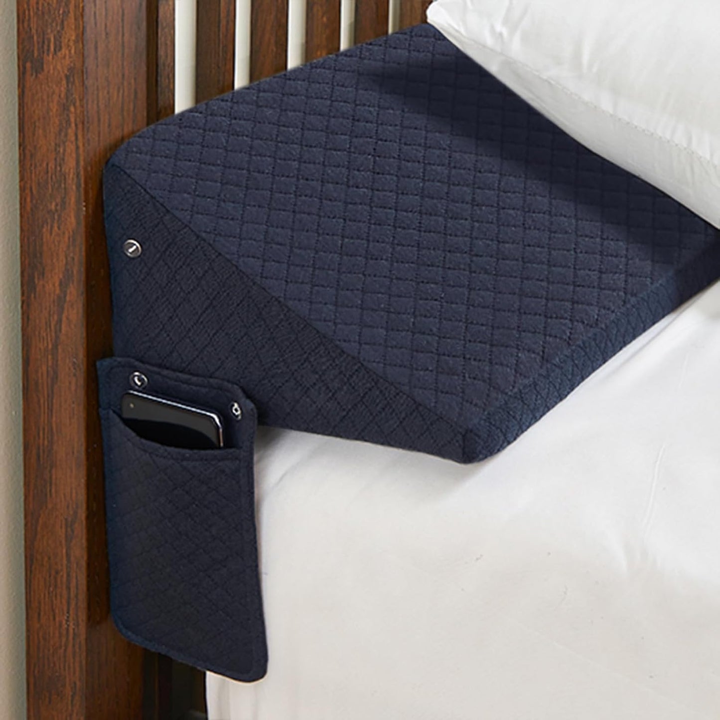 Avelena | Abstandshalter Keilkissen | Verstellbare Höhe, kompaktes Design & ideal für Einzel-, Queensize-, Kingsize-Betten und Sofas