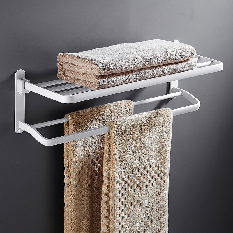 Avelena | Weißes Badezimmerzubehör Hardware-Set Modernes Badezimmerzubehör-Set, Handtuchhalter