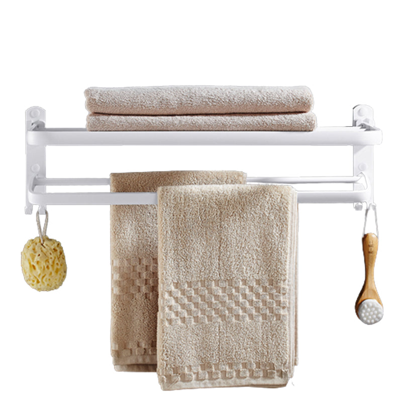 Avelena | Weißes Badezimmerzubehör Hardware-Set Modernes Badezimmerzubehör-Set, Handtuchhalter