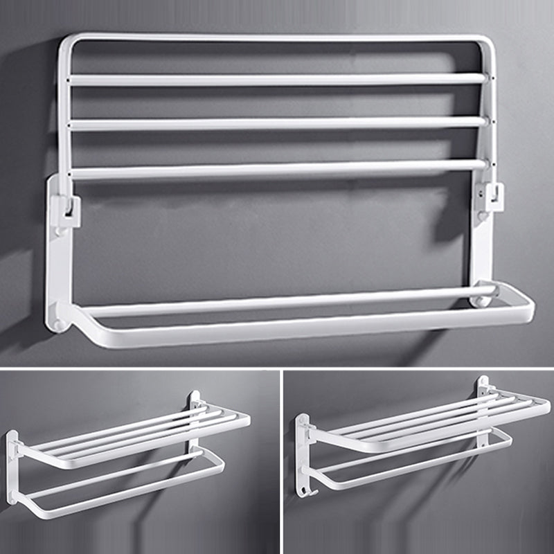 Avelena | Weißes Badezimmerzubehör Hardware-Set Modernes Badezimmerzubehör-Set, Handtuchhalter