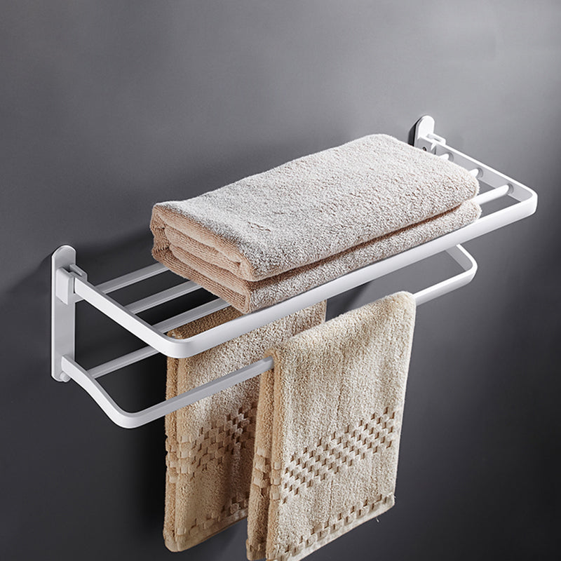 Avelena | Weißes Badezimmerzubehör Hardware-Set Modernes Badezimmerzubehör-Set, Handtuchhalter