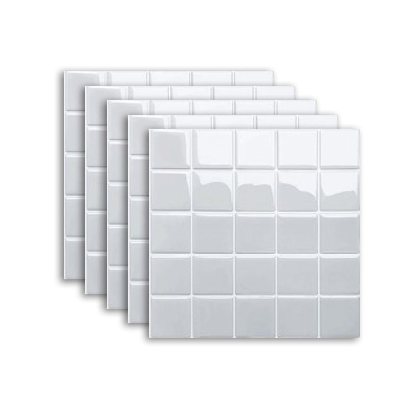 Avelena | Weiße Mosaik Peel & Stick Fliese Wasserfeste Küchenrückwand Tapete