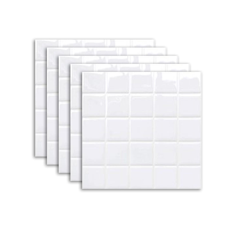 Avelena | Weiße Mosaik Peel & Stick Fliese Wasserfeste Küchenrückwand Tapete