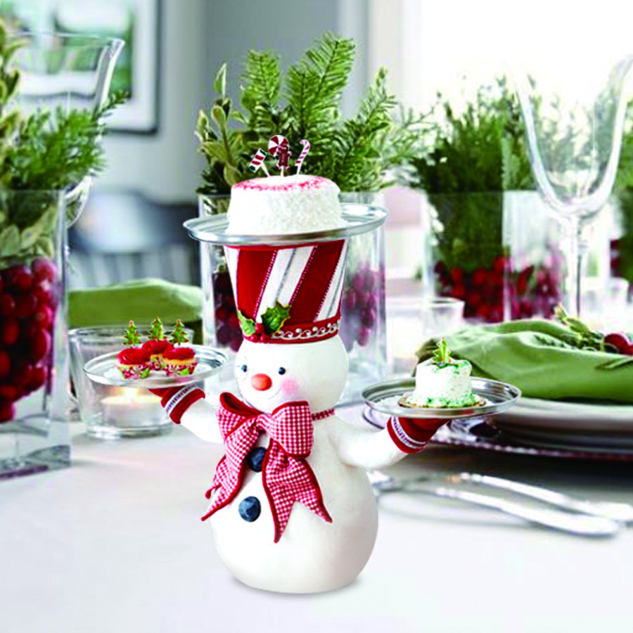 Avelena | Weihnachts-Schneemann-Leckereien-Halter