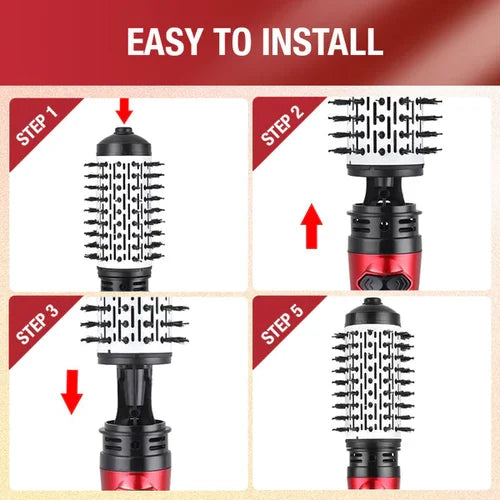 Avelena | StilKumpel 3-in-1 rotierender Heißluft-Haarstyler und -trockner