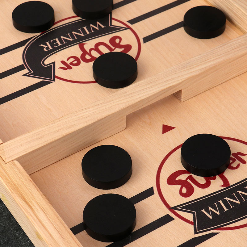 Avelena | – Wendbares Sling Puck Gesellschaftsspiel Doppelseitig für Familie
