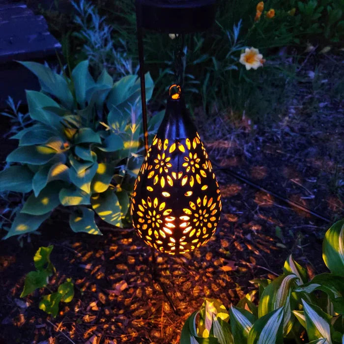Avelena | Solarbetriebene & Wetterbeständige Gartenlampe im Blumendesign – Für Stilvolle Außenbeleuchtung