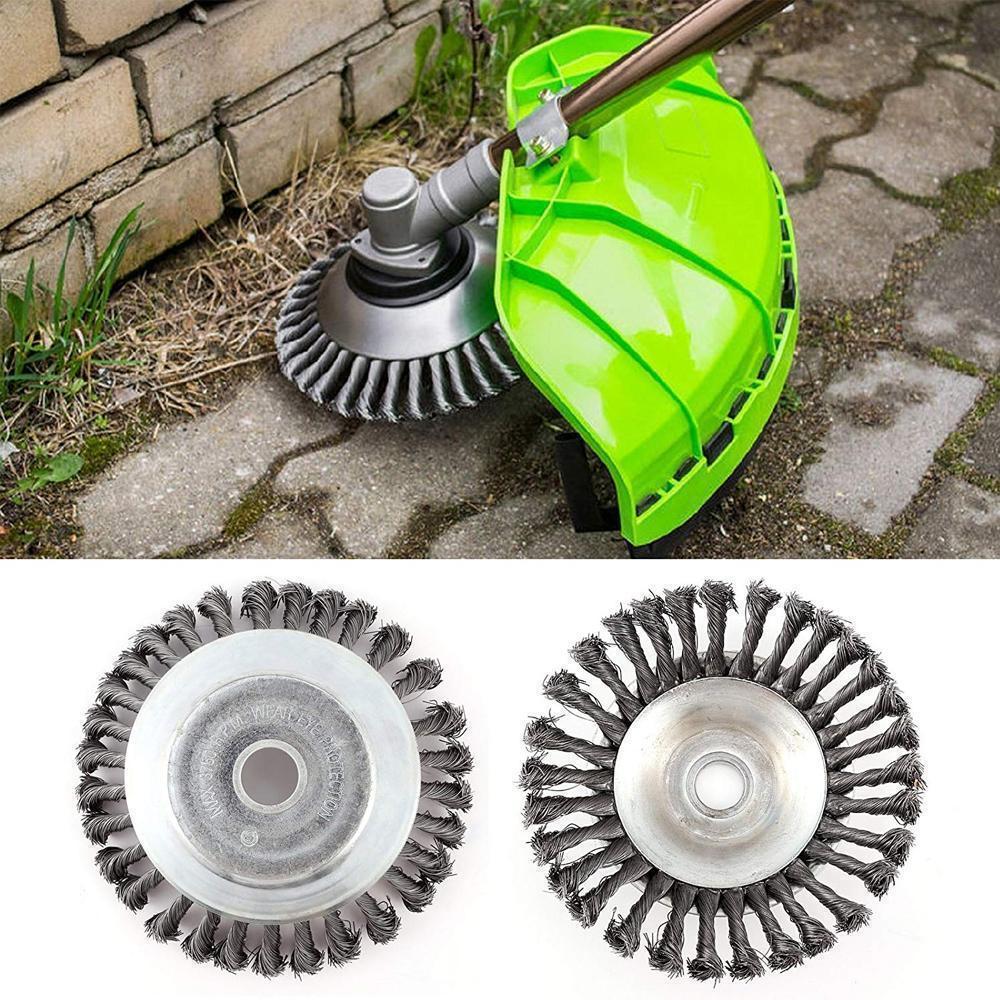 Avelena | Runde Twist Wire Wheel Bürste zum Bürsten- / Unkrautschneiden