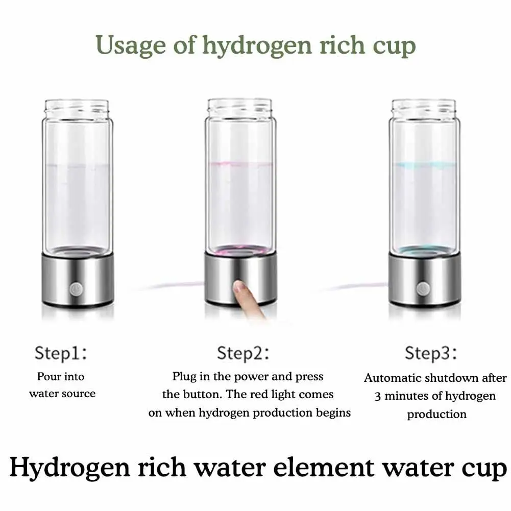 Avelena | Aquyn Hydroclear Wasserstoffwasserflasche – Premium Wasserflasche mit Wasserstoffreichtum für tägliche Gesundheit