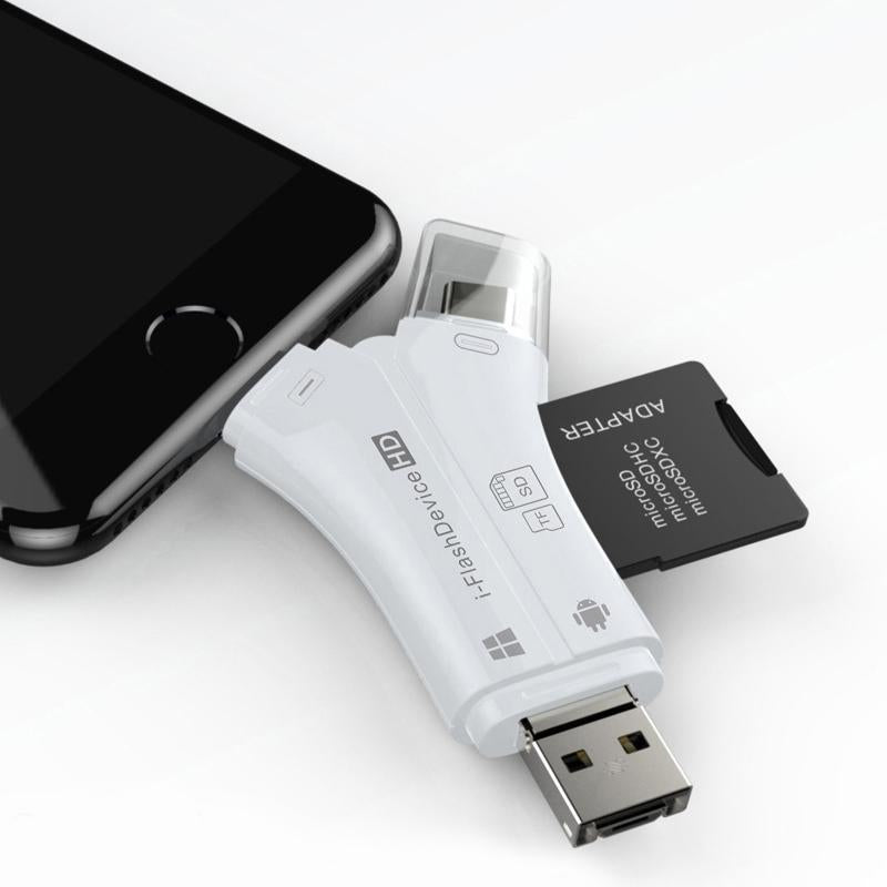 Avelena | 4-in-1 iFlash Drive Kartenleser