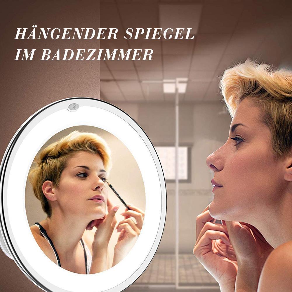 Avelena | Vergrößerung-Schminkspiegel mit Licht geeignet für Schminken mit hoher Genauigkeit
