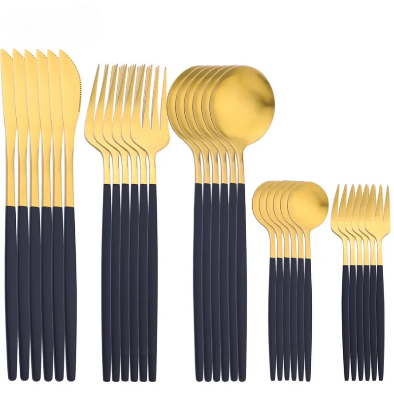 Avelena – Stilvolles Edelstahl Besteckset mit zeitlosem Design, 30 Teile