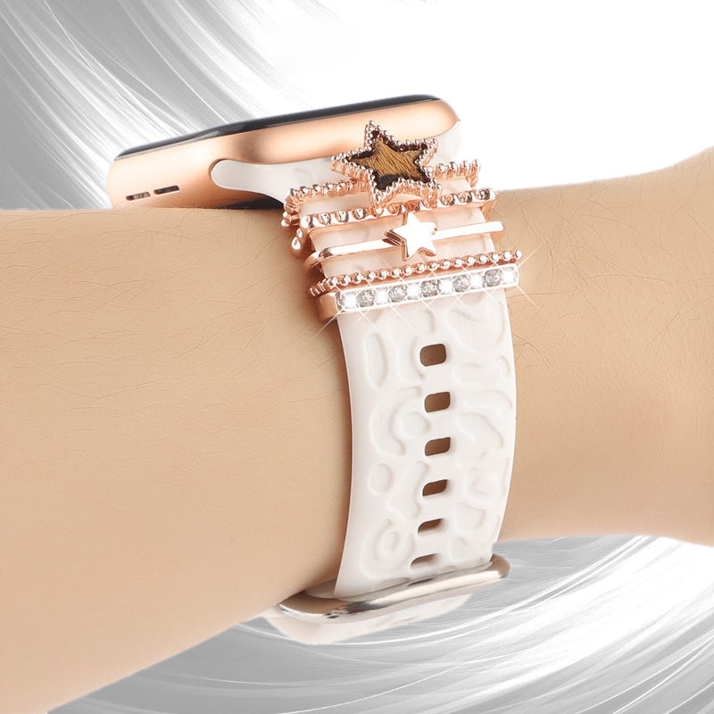 Avelena | Apple Watch Band mit Metallbesatz