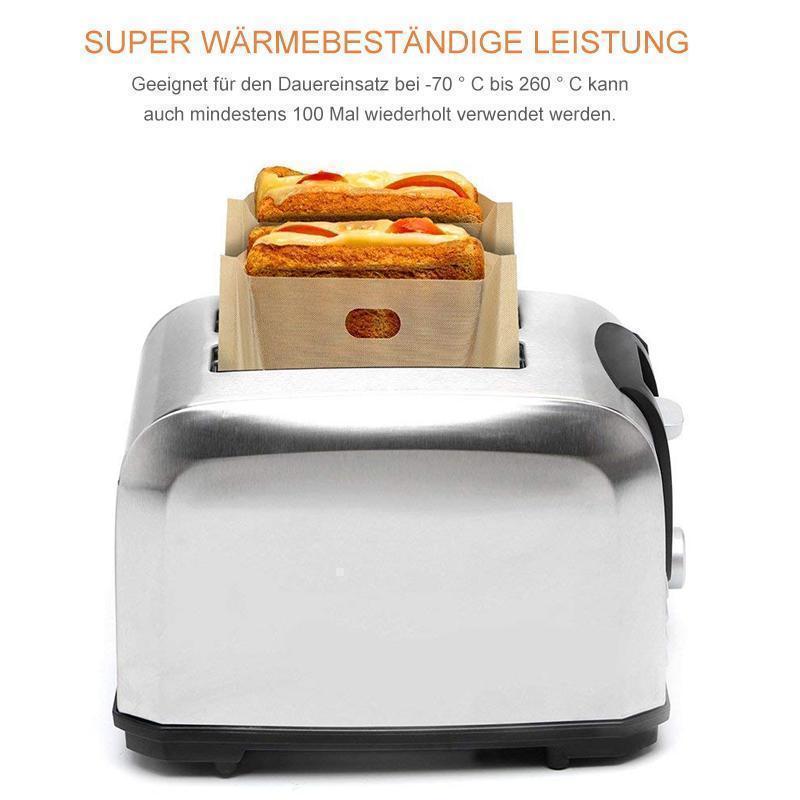 Avelena | Wiederverwendbare antihafte Toastabags, 5 Stücke