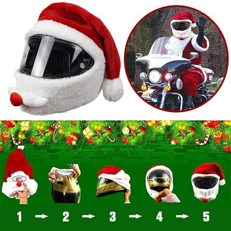 Avelena | Weihnachtsmann Motorradhelm Protektor