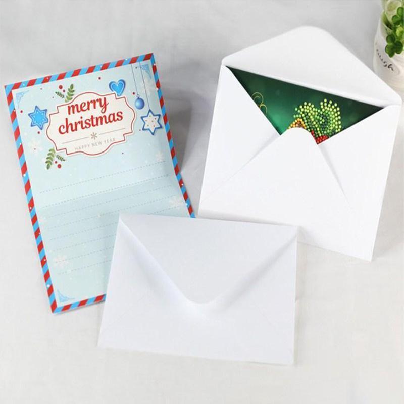 Avelena | Weihnachtskarte mit künstlicher Diamant(ein Set von 8 Modellen)