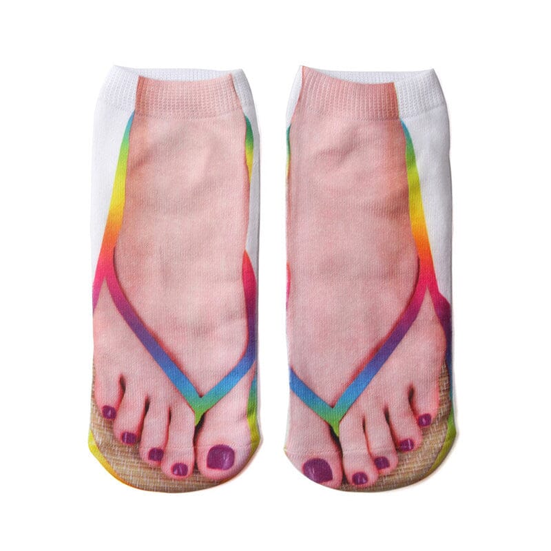 Avelena | Super bequeme Maniküre-Drucksocken