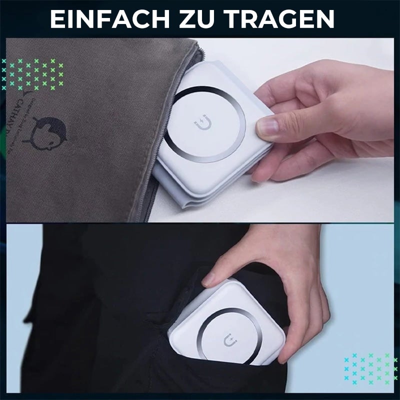 Avelena | 3 in 1 Faltbares Magnetisches Kabelloses Ladegerät
