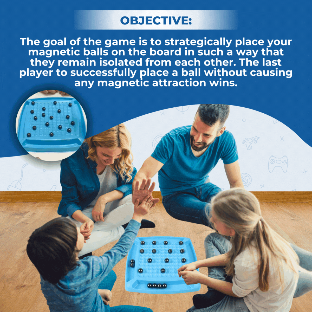 Avelena | SchachMagnet Tragbare Schachherausforderung