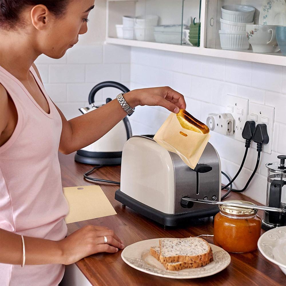 Avelena | Wiederverwendbare antihafte Toastabags, 5 Stücke