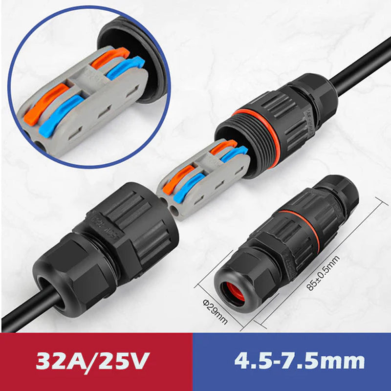 Avelena | Wasserdichter Außen-Elektroinstallationsstecker