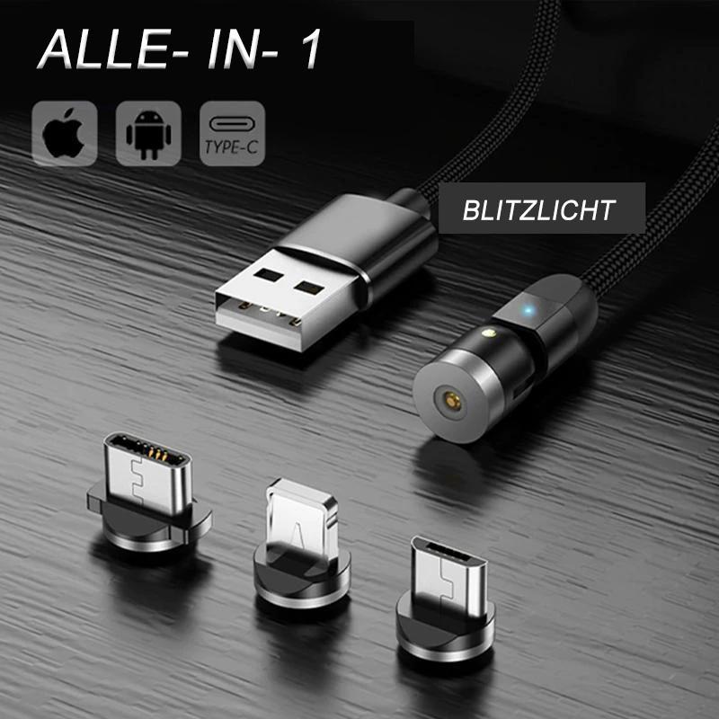 Avelena | 3-IN-1 DESIGN 360 ° Magnetkabel