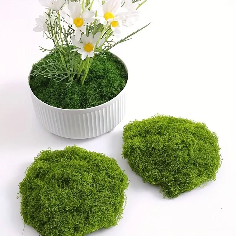 Avelena | Moos-Überzug Stück – Moos Flocken Ornament für Dekoration und Landschaftsgestaltung