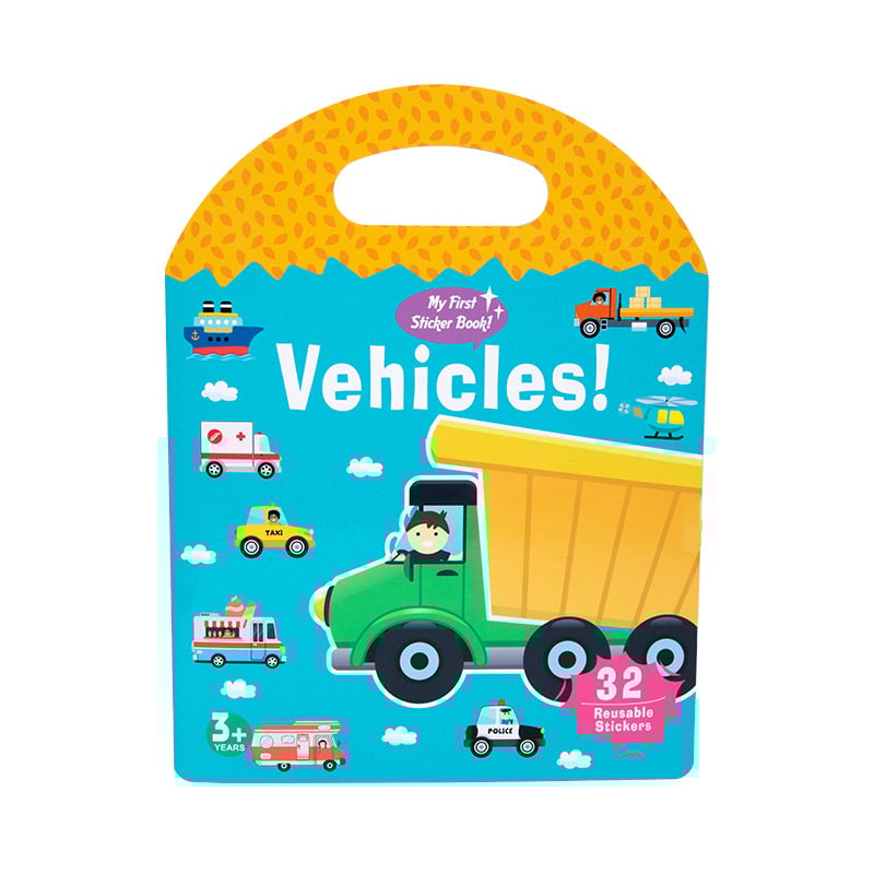 Avelena | Wiederverwendbares Stickerbuch - Kinder von Geräten fernhalten!