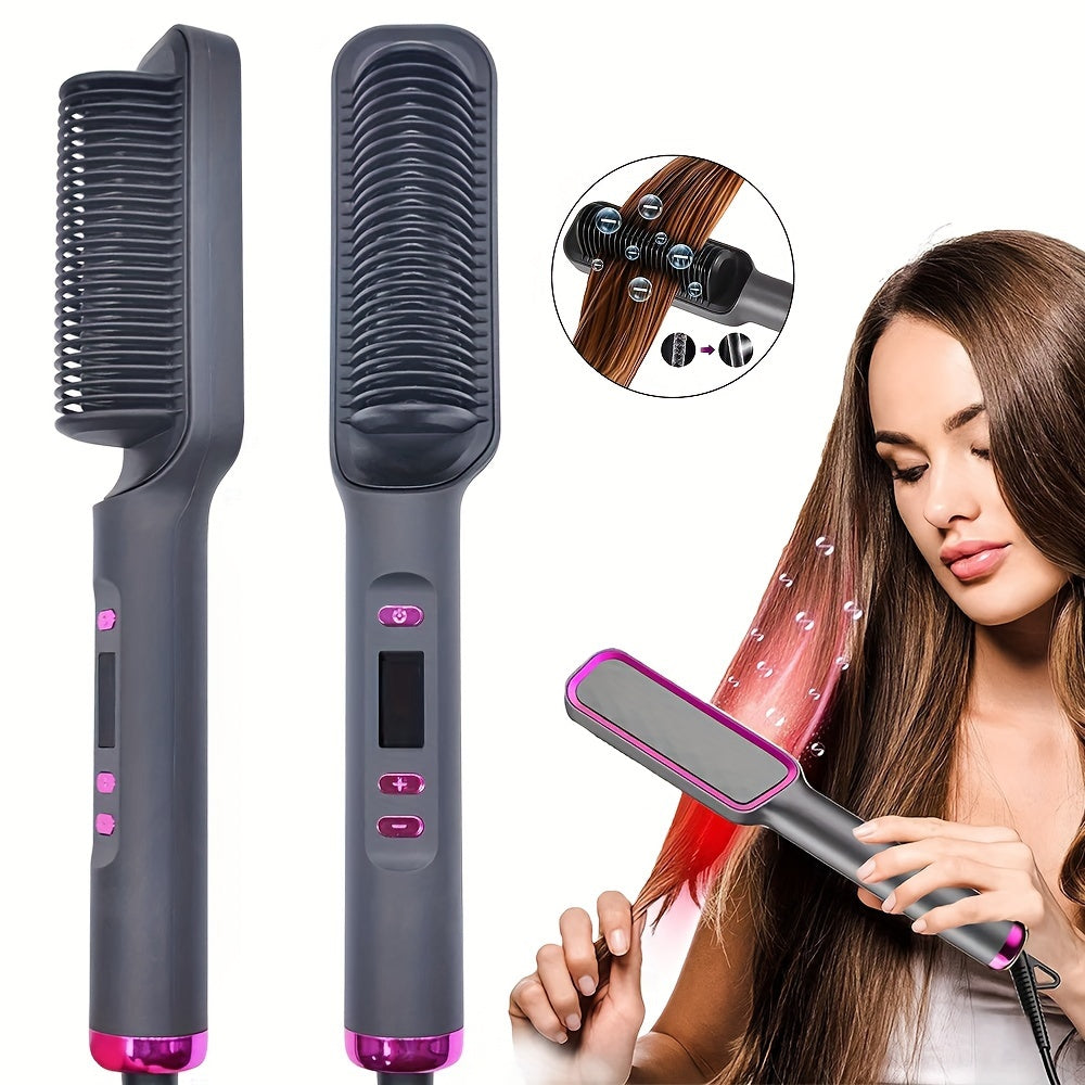 Avelena | StyleBeam | Professioneller Glättungs- und Lockenkamm für schnelles tägliches Styling