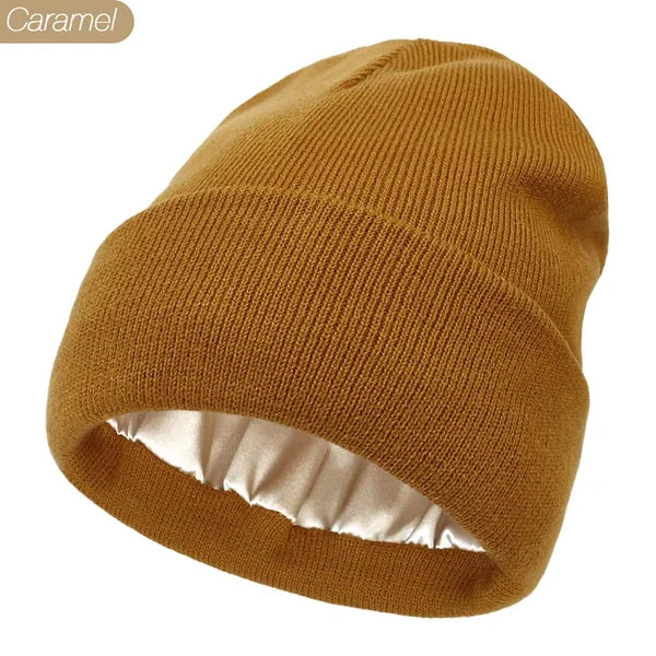Avelena | Unisex Beanie | Anti-Statik & Anti-Frizz | Weiches, Glattes Gewebe | Verwirrungsfreies Design