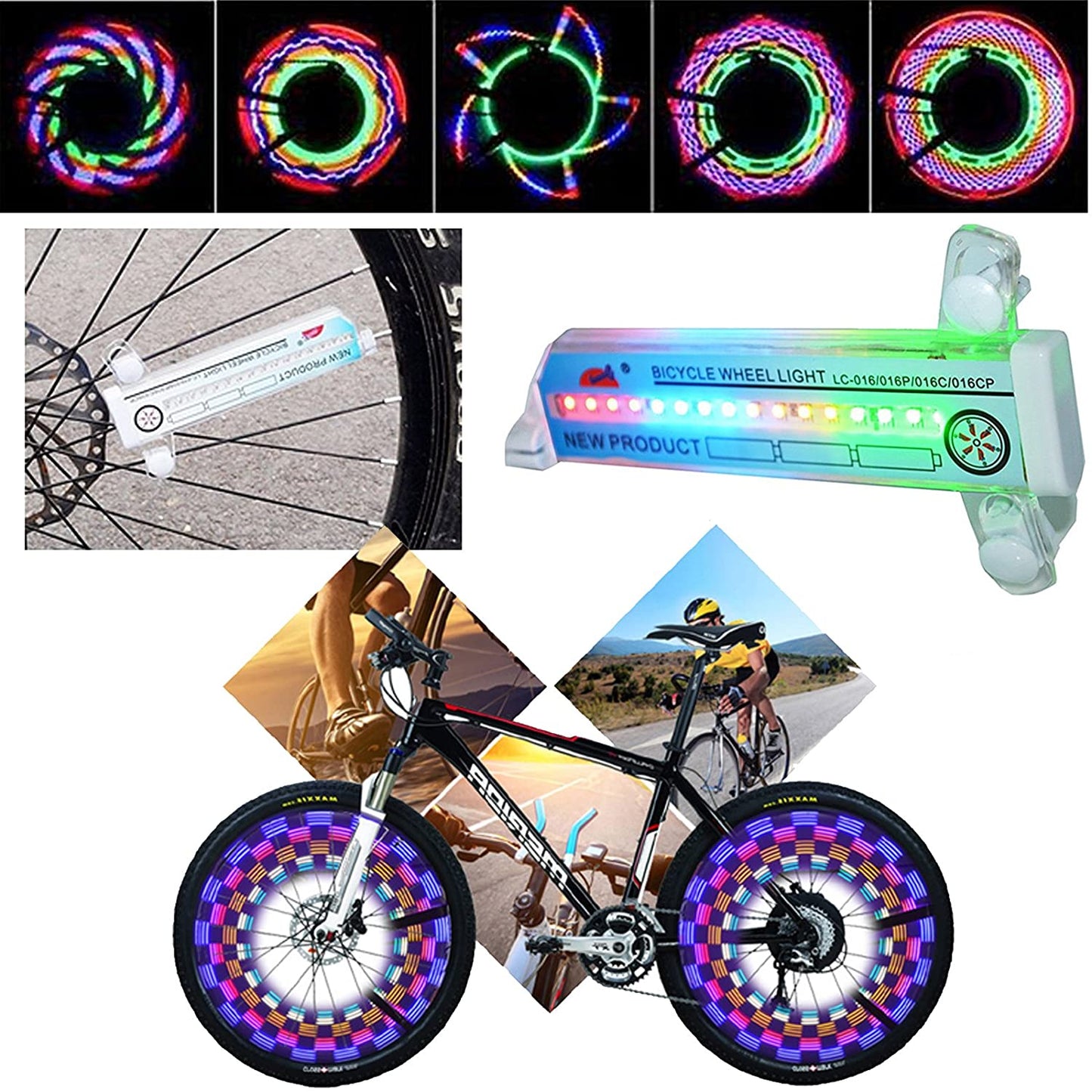 Avelena | 3D Fahrrad Speichen LED Lichter