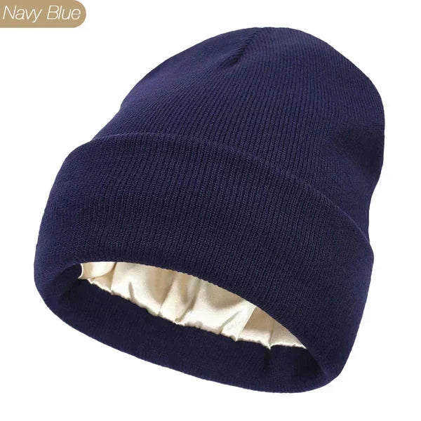Avelena | Unisex Beanie | Anti-Statik & Anti-Frizz | Weiches, Glattes Gewebe | Verwirrungsfreies Design