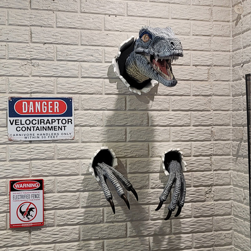 Avelena | Wandplatzende Velociraptor-Dekorationen