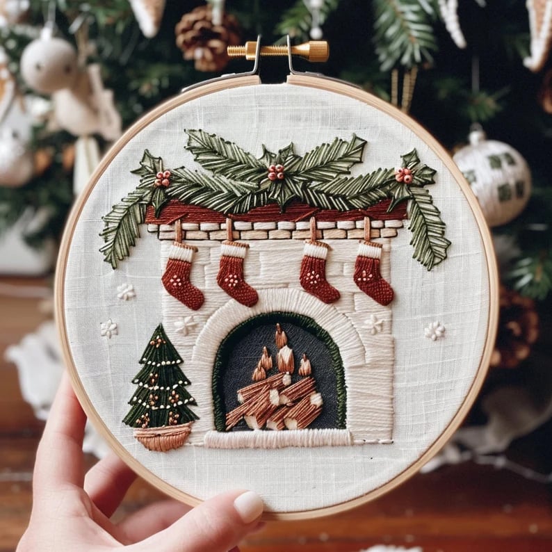 Avelena | Weihnachtsstickerei-KIT