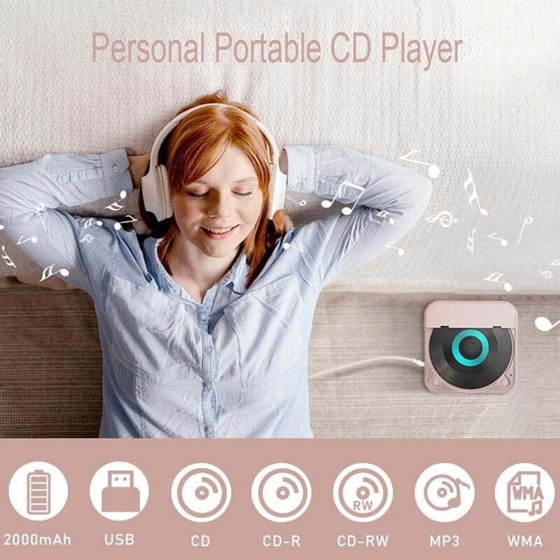 Avelena | Tragbarer Bluetooth-kompatibler CD-Player