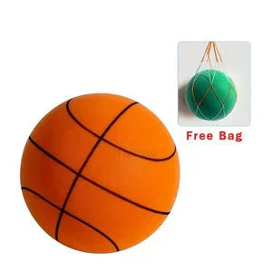 Avelena | Weich & Leise Basketball | PU-Schaum Indoor-Ball | Geräuscharm, Möbelfreundlich & Federnd | inkl. Netztasche