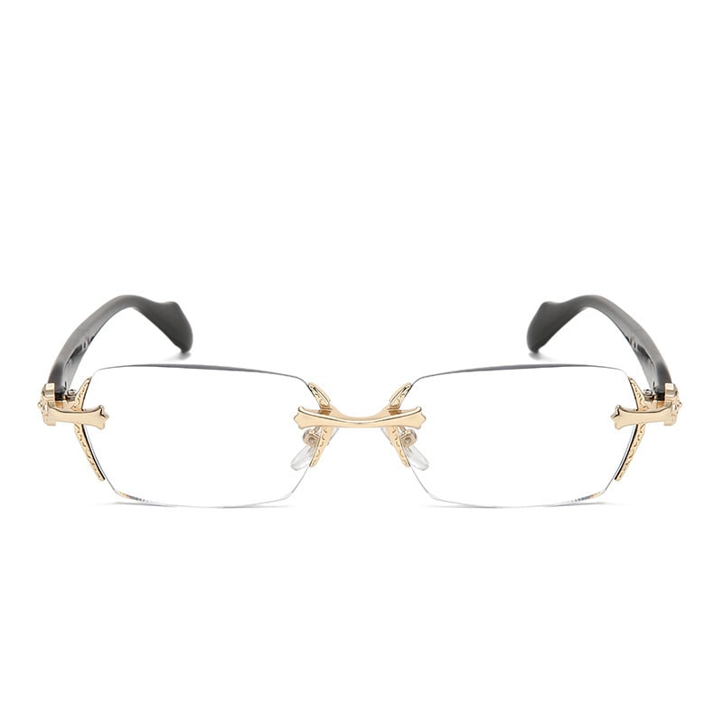 Avelena | Anti-Blaulicht Presbyopie Brille Hd rahmenlose Brille