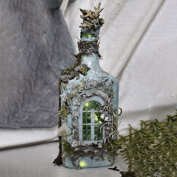 Avelena | Veränderte Kunstflasche - Mystische Waldgeschichten