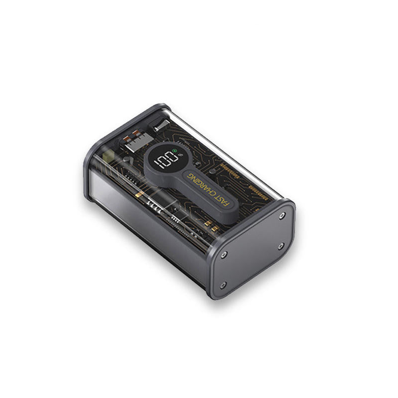 Avelena | Transparent Mecha Wind Super Kapazitäts Powerbank (10000mah)