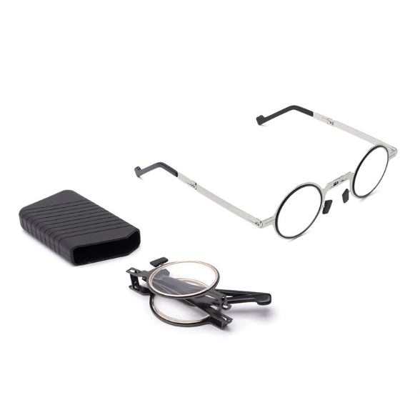 Avelena | Ultra leichtes Titanmaterial schraubenlose faltbare Lesebrille