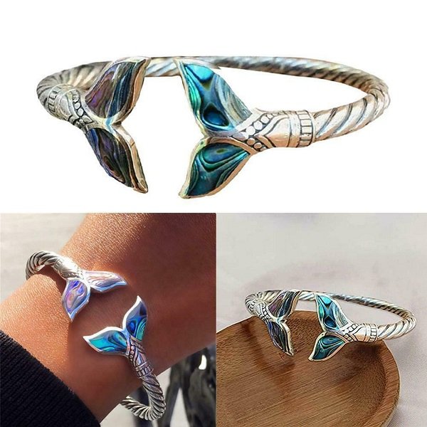 Avelena | Abalone Shell Meerjungfrauenschwanz SS Armband