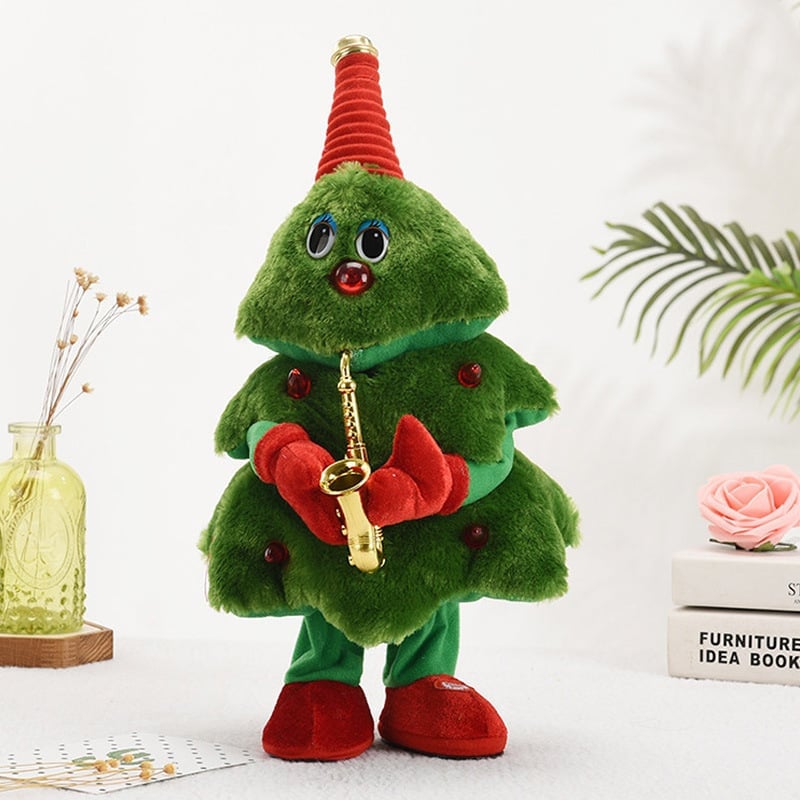 Avelena | Weihnachts Deko Figur | Singend & Tanzend | Plüsch Geschenk für Kinder & Erwachsene