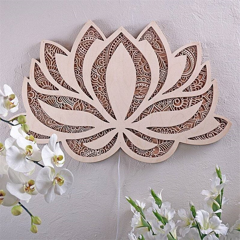 Avelena | Spirituelle Lotus Wandleuchte